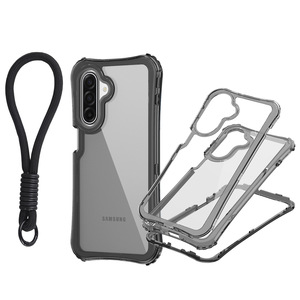 เคสโทรศัพท์กันกระแทกแบบใสพรีเมียมสำหรับ <span class=keywords><strong>Samsung</strong></span> A04S A14 A03S A73 A54 พร้อมสายคล้องคอ ป้องกันการตก ขอบกันกระแทกแบบถุงลม - Product Image 1