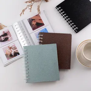 3 Inch 100 Zakken Fotoalbum Eenvoudige Effen Kleur Mini Photocards Opslag Verzamelen Boek Mini Losse Blad