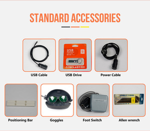 Fabricante profesional, máquina de marcado láser de fibra voladora, W 20, 30W, 50W, CNC, máquina de grabado compatible con DXF refrigerada por aire, rotativa - Product Image 5