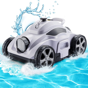 Robot Pulitore Automatico Senza Fili <span class=keywords><strong>per</strong></span> Piscine, Aspirapolvere Ricaricabile Wireless in Plastica, Impermeabile IPX8, Batteria da 5800mAh - Product Image 2