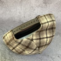 Nuovi Arrivi: Cappellino da Baseball Invernale a 5 Pannelli in Misto Lana a Quadri Bicolore, Strutturato a Corona Media, con Ricamo 3D Personalizzato e Chiusura Snapback