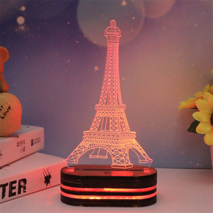 Valentine Day Gift Decoration Home Bedroom 3D Romantic Atmosphere LED Night Light Sleep Lamp - Product Image 1