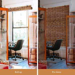 उच्च गुणवत्ता वाले बांस रोलर अंधा कर रहे हैं आधुनिक पारंपरिक शैली पर्यावरण के अनुकूल उपयुक्त गोपनीयता - Product Image 4