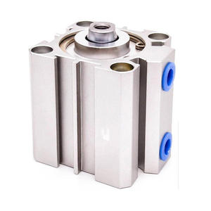 กระบอกลมแอร์แทค รุ่น SDA แบบบาง ชนิดดับเบิ้ลแอคชั่น SDA16/25/32/63-25-10-35-50-75-S พร้อมโครงสร้างลูกสูบแม่เหล็กและเกลียวภายนอกแบบ B - Product Image 5