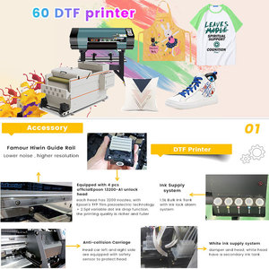 60cm Dual I3200 Inkjet Single Head Duel 600 60cmprint madera en rollo de película Dtf impresora para Epson L1800 L805 Xp600 - Product Image 2