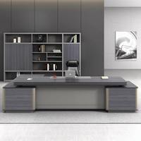 XTLBZ-083 Bureau de direction moderne de luxe pour patron et manager, idéal pour les réunions de bureau, répondant aux exigences du patron, certifié CE