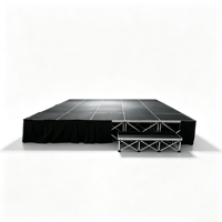 Scène de concert pliable en aluminium de haute qualité, portable, à forte capacité de charge, pour événements en plein air