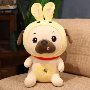 Toptan sevimli köpek uzun kulak <span class=keywords><strong>Bunny</strong></span> tavşan kostüm peluş dolması hayvan oyuncaklar paskalya hediyeler için - Product Image 4