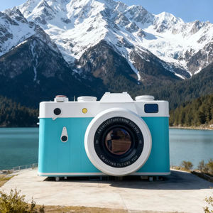 Utilisation de la <span class=keywords><strong>maison</strong></span> de capsule de cabine de Luban en forme de caméra d'usine écologique pour le camion de nourriture de crème glacée Van Mobile Coffee Truck Mobile - Product Image 1