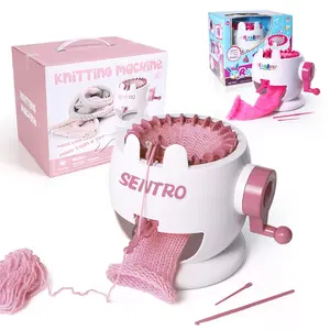 Rabbit 22-pin DIY Lazy Automatic DIY Creative Wool Knitting Sweater Hat Scarf Loom Play House Hand Knitting Machine