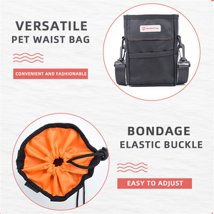 Luxury Pet Training Bag with Foldable Waist Shoulder Strap Sustainable <b>Dog</b> Treat Pouch for Puppy Classic Style Slings - Product Image 4