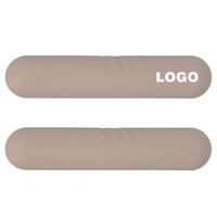 Haltère personnalisé en fonte et caoutchouc 2,5 kg, portable, étanche, ergonomique, pour la musculation, unisexe, pour tout le corps