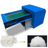 Machine à carder et à ouvrir les déchets de coton pour le traitement du rembourrage de coussins en polyester