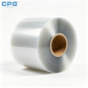 PETG Heat Shrink <b>Film</b> PETG Shrink Sleeve <b>Film</b> 40mic 45mic 50mic Label Printing Packaging Roll Supplier - Product Image 1