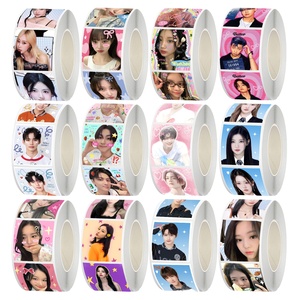 Adesivi Decorativi con Motivi Cartoon di Star del Gruppo Coreano, 500 Pezzi per DIY, Diari, Decorazione Cover per Cellulari - Product Image 1