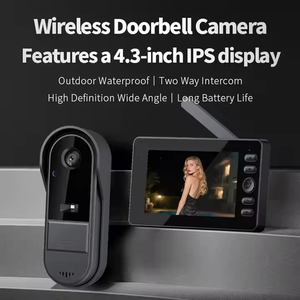 4.3-inch màn hình thông minh Wireless Video hệ thống <span class=keywords><strong>intercom</strong></span> chuông cửa máy ảnh với LED Night Vision Fill ánh sáng - Product Image 3