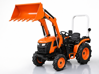 Tracteur diesel puissant de 20-30 CV à haute efficacité CE EPA COC avec moteur EURO V fiable et chargeur frontal pour ranch et pâturage