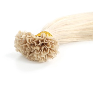 Extensions de cheveux Premium Snail Tip, cuticules alignées, Remy vietnamien, double tirage, double trame machine, vente en gros, <span class=keywords><strong>blond</strong></span> décoloré - Product Image 5