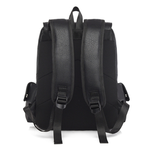 Custom <b>Large</b> Capacity Waterproof <b>Leather</b> Men's and Women's Business Laptop Pack Leisure SchoolPack Travel Laptop <b>Backpack</b> - Product Image 3