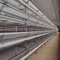 Système de cages automatiques en batterie pour poules pondeuses, type H à 8 niveaux, pour élevage avicole, haute production d'œufs, pour 70 000 oiseaux