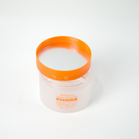 Bouteille cosmétique réutilisable et pliable avec tampons de coton en pulpe, impression UV, commandes personnalisées acceptées, pour crème visage, avec doublure en carton.