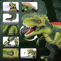 EPT Rc mainan dinosaurus Remote Control, mainan dinosaurus kendali jarak jauh Led jalan menari, elektrik t-rex realistis