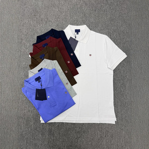 Camisa de Verano 2027-7 para Hombre Joven, Cuello Camisero, Malla Piqué de Algodón, Manga Corta, Casual, Lavable a Máquina - Product Image 1