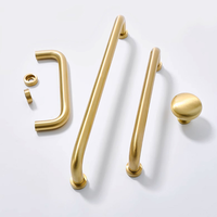 Poignées en laiton massif au design moderne pour armoires de cuisine, placards et tiroirs – Fabricant
