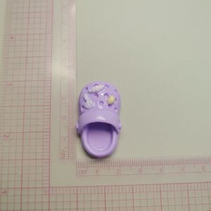 Nouveau joli Mini réaliste chaussure pantoufle charme pas de trou dos plat Cabochons pour la fabrication de bijoux bricolage artisanat Scrapabooking embellissement - Product Image 6