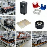Services d'anodisation de blocs en aluminium OEM, prototypage de tôles de précision en acier inoxydable sur mesure, usinage CNC, fraisage de pièces