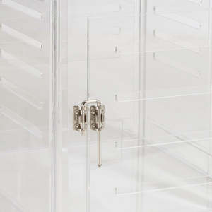 Factory Wholesale Customized High Transparency Lucite Acrylic Modern Dog <b>Crate</b> With Door - Product Image 5