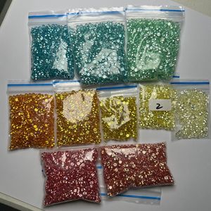 HQ драгоценные камни круглой огранки 1 мм до 3 мм Блестящий Ограненный синий желтый фиолетовый розовый зеленый оранжевый Радужный сапфировый камень - Product Image 3