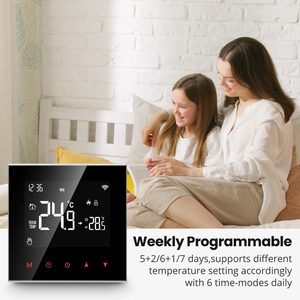 Termostato inteligente Tuya, controlador de temperatura de caldera de Gas de agua de calefacción eléctrica para Alexa Google Home Alice - Product Image 6