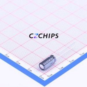 ตัวเก็บประจุอิเล็กโทรไลต์อะลูมิเนียมแบบ Through-Hole รุ่น RGA470M1CBK-0511 ขนาด D5xL11 มม. 47uF 20% 16V ขา 2 มม. - Product Image 1