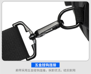 Latest Premium Polyester Waterproof Large Capacity Both Side Custom Logo Sling <strong>Bag</strong> Anti-theft Chest <strong>Bag</strong> for Men - Product Image 5