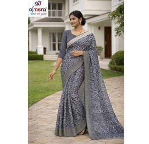 Classic Silk Saree Women Traditional Indian Ethnic Party Wear Wedding Diwali Function Designer Style Quick Dry Regular Fit All - Product Image 3