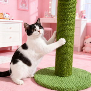 Rascador para Gatos Saint Yi Cactus, Almohadilla de Sisal Resistente, Juguete para Gatos para Todas las Estaciones - Product Image 3