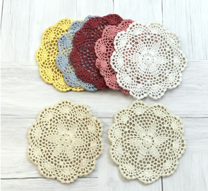 Klassische handgemachte Häkel matte für <span class=keywords><strong>Vintage</strong></span> Tisch dekoration und Schüssel ständer - Product Image 2