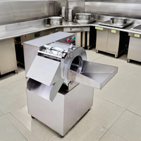 Machine à Trancher les Petites Oignons Commerciale en Acier Inoxydable Trancheuse à Bananes Plantains pour la Restauration en Cantine Utilisation en Usine