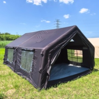 Fournisseur de tentes gonflables en gros uniquement, tente gonflable de luxe portable, imperméable, en Oxford, équipement de camping gonflable haut de gamme, OEM/ODM