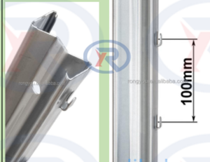 Poste de Cerca para Viñedo Tipo Z de Hierro - Fácil de Montar, Protección para Jardín Exterior, 8 pies de Altura - Product Image 4