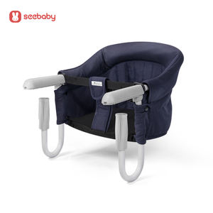 Silla Elevadora Portátil Multifuncional Manual <span class=keywords><strong>Seebaby</strong></span> para Bebés, Silla de Comer Plegable Personalizada de Poliéster para Interiores 2-4 1 - Product Image 1