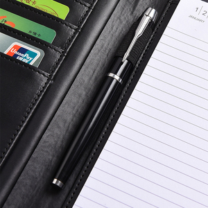 Tablet A4 <span class=keywords><strong>A3</strong></span> Kích thước giấy PU da danh mục đầu tư thư mục tập tin với dây kéo ngân hàng điện - Product Image 6