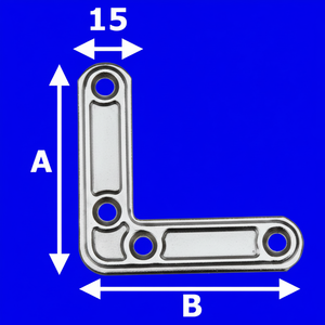Perlina d'angolo leggera Aldeghi Aldeghi moderna in acciaio inox stampato per protezione da parete perlina ad angolo in metallo - Product Image 1