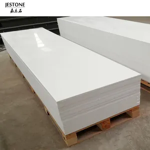 White Artificial Stone 3660x760x12 Mm 100% Pure Acrylic Solid Surface Sheet Slabs