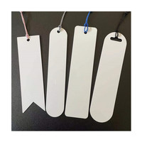 Fabricage Dubbelzijdig Wit Sublimatie Aluminium Boek Marks Met Kwasten Metal Aluminium Bladwijzer Leeg Voor Gepersonaliseerde Print