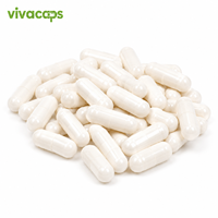 Capsules végétales vides HPMC blanches taille 1, capsules végétaliennes