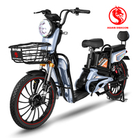 Vélo électrique à 2 roues avec moteur arrière de 800 W 60 V, longue autonomie, charge rapide, vélo électrique de ville à charge rapide