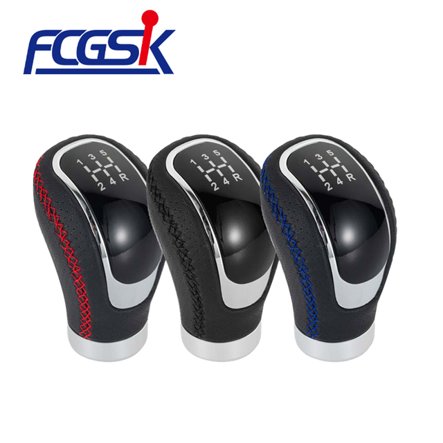 Hot Selling Universal Leather Gear Shift Shifter Knob Manual Shift Knob for Car