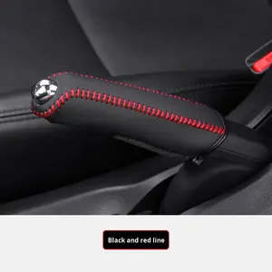 Funda de Freno de Mano para Coche de Alta Calidad Marcan, Cuero Cosido a Mano, Varios Colores, Accesorios de Modificación Interior, Logotipo Personalizado - Product Image 6